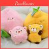 Kiwi Capybara Fruit Peach Plush Toy Animal Fruit Stuffed Doll Set Transformed
