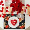Set of 4, New Year Celebration Placemats Featuring Beautiful Vintage Japanese Designs, Perfect for Dining Tables, Valentine'S Day, Spring, And Festive