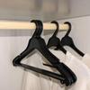 Multifunctional Plastic Clothes Hangers Sturdy Frame Non Slip Grooves 20 Pack Practical Housewarming Gift for New Homeowners