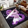 1pc KPop Demon Hunters RUMI4 Design Printed Area Rug Carpet for Bedroom Living Room Home Decor Rugs Mat Non Slip Mat Rug for Bedside
