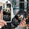 Чехол для телефона: 2D плотный защитный чехол для Samsung Galaxy A34 A35 M05 M06 S20 S22 S21 FE Plus 5G, разбитый экран маленький панда, идеальный для Рождества и Хэллоуина