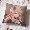 Подушка с принтом Uma Musume Cinderella Gray, Чехол Премиум-комфорт, Двусторонний чехол для подушки - Дизайн «Два в одном» для любой комнаты и салона автомобиля