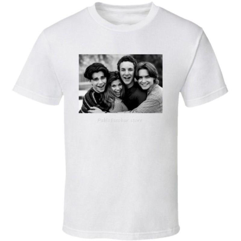Unisex Cotton Tshirt Male Teeshirt Boy Meets World Tv Serious T Shirt Loose Size Top Tee Shirt Male New Tshirt Fashion Top Tees