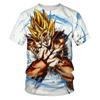 Anime Dragon Ball Son Goku 3D Print Kids Summer Fashion Casual Unisex Children's Clothing Tshirt Tops