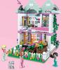 Chao Bao 7647 Приморская вилла, совместимая с Lego, Строительные блоки-пазлы для девочек