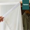 No Drill Hook and Loop Vertical Sheer Blinds Self Adhesive Privacy Curtain Elegant Light Filtering Panel