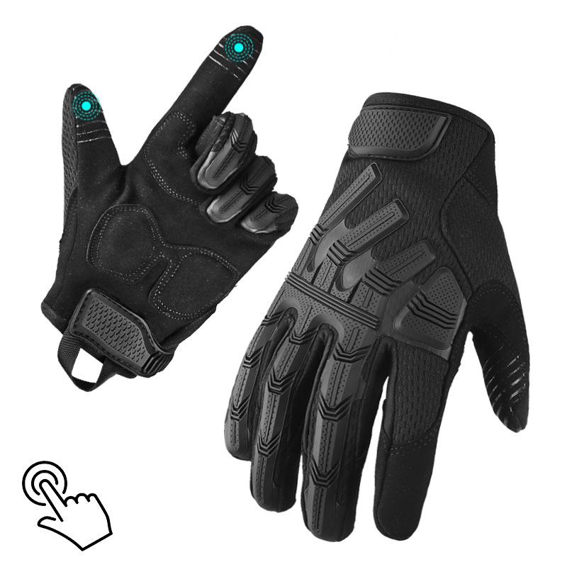 Men's and women's touchscreen gloves for paintball Caza Anti Slip Screen Embossed Hunting Gloves Military Sale