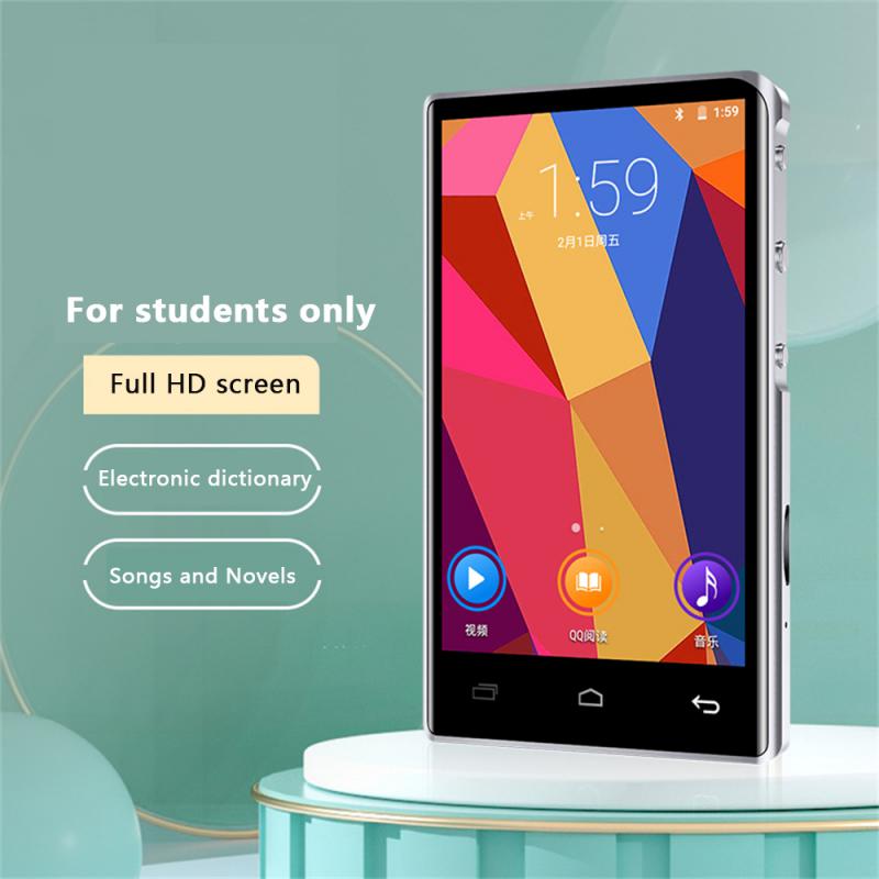 Mp4 Player High Fidelity Lossless Sound Quality Hd Noise Reduction Recording 4.0 Inch Full Touch Screen High-fidelity Speakers