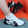 Designer Women's Sneakers Fashion Leather Casual Shoe Lace Up Platform Shoes for Women Outdoor Light Walking Shoes Zapatos Mujer