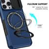 KEYSION Чехол-подставка с магнитным кольцом для MagSafe для iPhone 16 Pro Max Slide Camera Protection Противоударный чехол для телефона iPhone 16