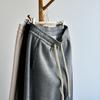 70% Cotton 30% Spandex Wide Leg Pants Winter Womens Loose Straight High Waist Warm Trousers