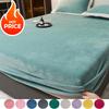 2026 Winter Plush Elastic Fitted Sheet Double Bed Sheet Soft Warm Velvet Bedspread Mattress Cover Bed Linen Protector Twin Queen King
