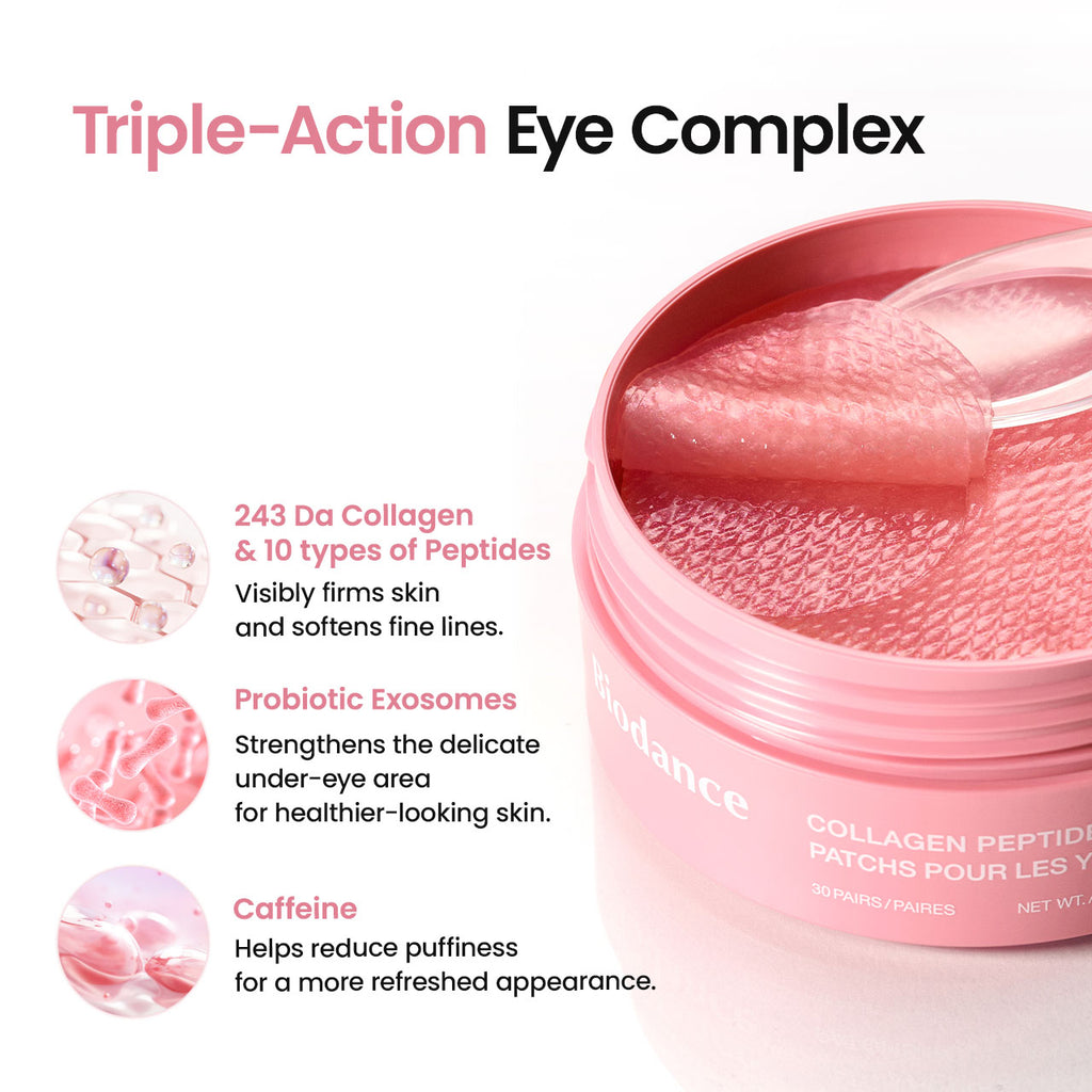 Biodance Collagen Peptide Hydrogel Eye Patches Under Eye Mask 60 Patches
