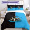 Newcastle United Football Printed 3 Pieces Bedding Set, Comfortable Skin Friendly Bedroom Duvet Cover Set