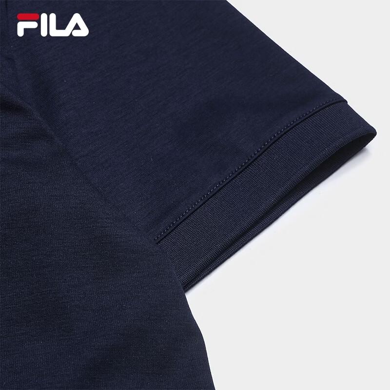 Fila Мужская элитная вязаная футболка-поло с коротким рукавом