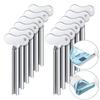 Stainless Steel Toothpaste Tube Squeezers Metal Key Toothpaste Squeezers for Bathroom Hair Dye Cosmetic Tubes Squeezer
