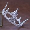 Bridal Crown Internet Celebrity Friends Friends Girlfriends Gift Round Crown 18-Year-Old Adult Gift Headgear Rhinestone Crystal Crown