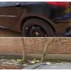 For 2013--2018 Peugeot 206 Hatchback Rear Roof Spoiler Trunk Lid Wings ABS Plastic Black Carbon Car Exterior Tuning Accessories