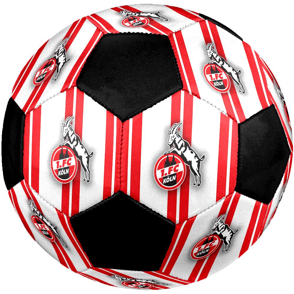 1. FC Köln Soccer Ball Colorful All Ages Machine Stitched PVC Competition Ready Durable High-Bounce.SIZE5