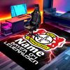 Custom Name Personalized Bayer 04 Leverkusen Print Carpet, Versatile Home Decor Rug, for Playroom, Apartment, Balcony, Entryway, Hallway Gift