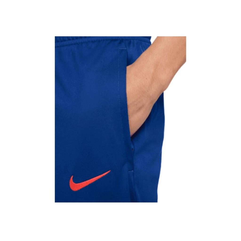 Nike Однотонные вязаные джоггеры с манжетами и логотипом Мужские штаны Синий FJ2333-418