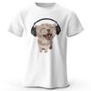 Футболка с принтом Kawaii Cat Harajuku из 100% хлопка, мягкая и дышащая, с круглым вырезом и короткими рукавами, в милом стиле унисекс