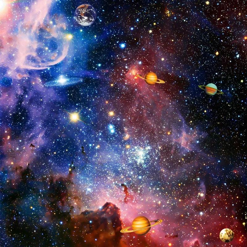 Потолок Фреска Современные 3D Обои Космическое Звездное Небо Космические Обои Гостиная Тематические Гостиничные Фрески