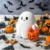 1Pc Resin Horror Ghost Statue Ornament, Halloween Ghost Statue, Halloween Ghost Portable Pumpkin Statue, Halloween Decorativeoduct Does Not Ge