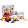 Wooden Building Blocks - Dorjee - DT26012 - From 3 Years Old - Bright Colors