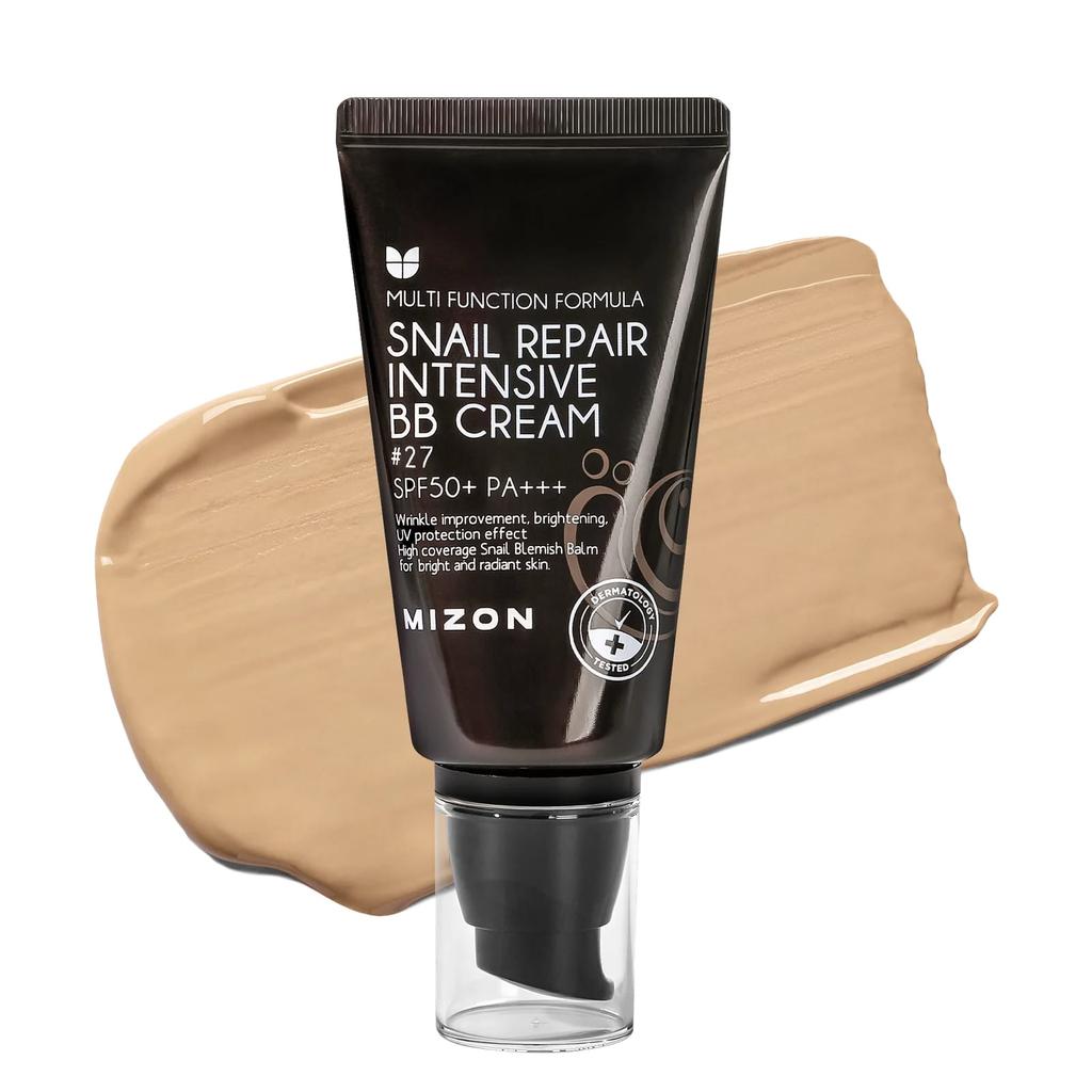 Mizon, Snail Repair Intensive BB Cream, SPF 50+ PA+++, #27, 50 г (1,76 унции)