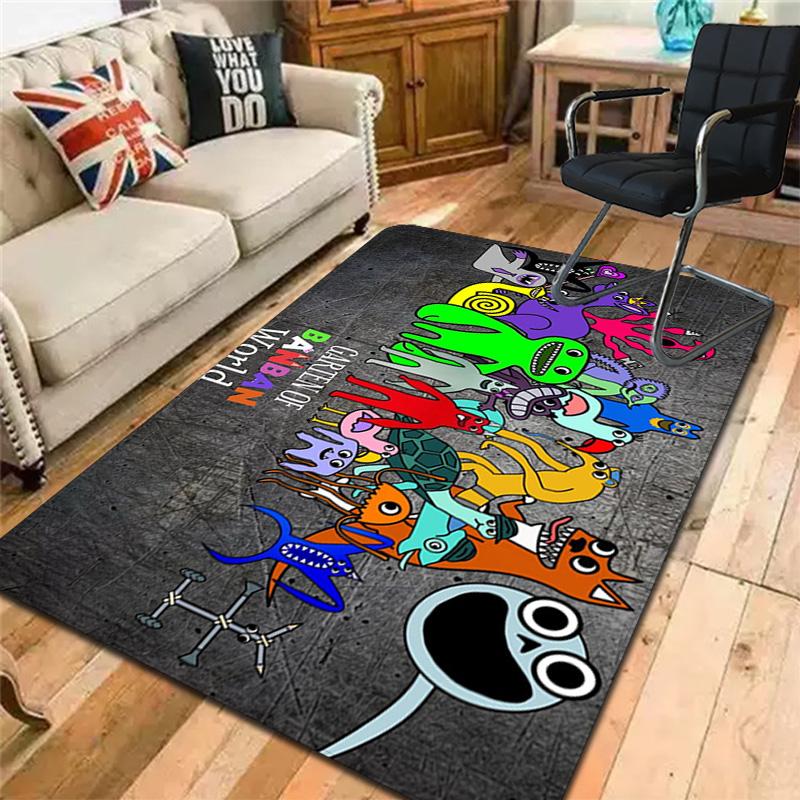 Garten of Banban Cartoon Set Rug Floor Mat for Living Room or Bedroom Soft and Comfortable Carpet a Gift for Birthday and Holiday.ZFF0913130