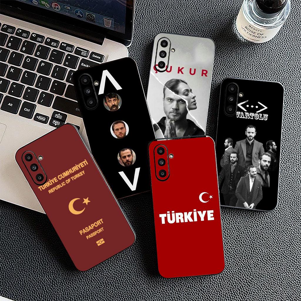 Soft Cover for Samsung Galaxy Note 20 9 8 S8 S10 S9 Plus A54 A33 A21S A31 M21 S10E A17 Coque Phone Case Flag Turkey Cukur