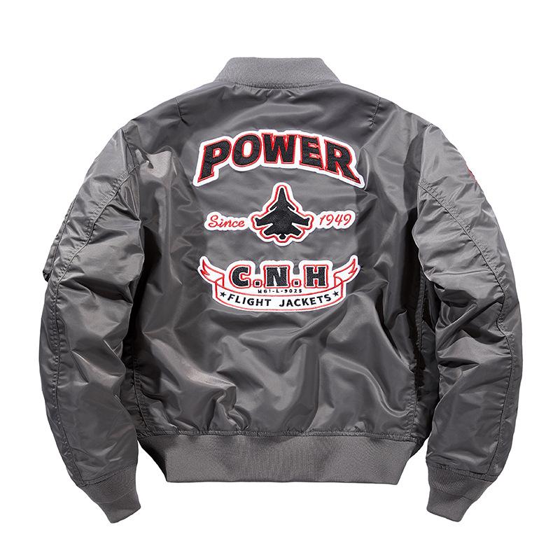 Мужская летная куртка с вышивкой ВВС, мужская бейсбольная форма с вышивкой