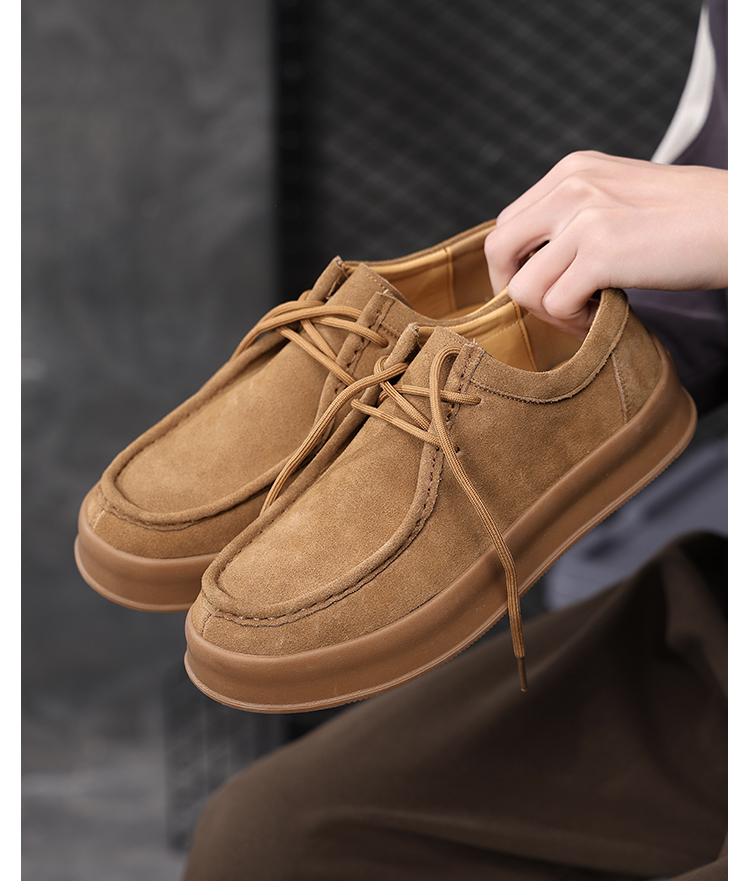 Модные мужские замшевые кроссовки на шнуровке с низким верхом, весенние дышащие удобные повседневные туфли, легкие, корейская мода для поездок на работу