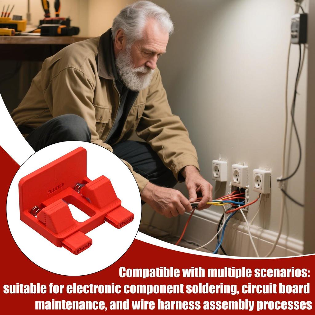 Держатель проводов для пайки Электрический зажим для пайки Инструмент Портативный сварочный вспомогательный зажим для сварки MIG Жгут проводов