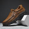 Модные туфли на плоской подошве из натуральной кожи, классические мягкие кожаные туфли ручной работы, дышащие мужские туфли, мужские мокасины, повседневная обувь в деловом стиле
