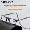 Foldable Portable Magnetic Reading Glasses for Men Reading Glasses with Magnet Hang On Neck Presbyopic Glasses Women