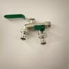 1Pcs Zinc Alloy Water Faucet 1/2'' 3/4'' Outside & Inside Turn On/Off Lever Handle Watering Supply Taps Ball Valve Garden Tools