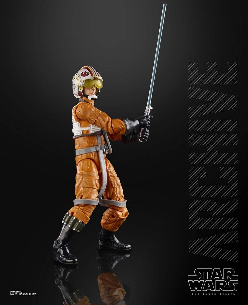Star Wars Black Series 6-inch Figure Luke Skywalker X-Wing Pilot, Total Length Approximately 15cm, Painted, Movable Figure