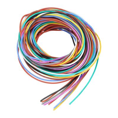 Uxcell Провод ПВХ 20 AWG, 3,0 м10 футов, 20AWG Гибкая катушка электрического провода, Луженые медные жилы UL1007, 10 цветов, Диаметр 0,18 см, для