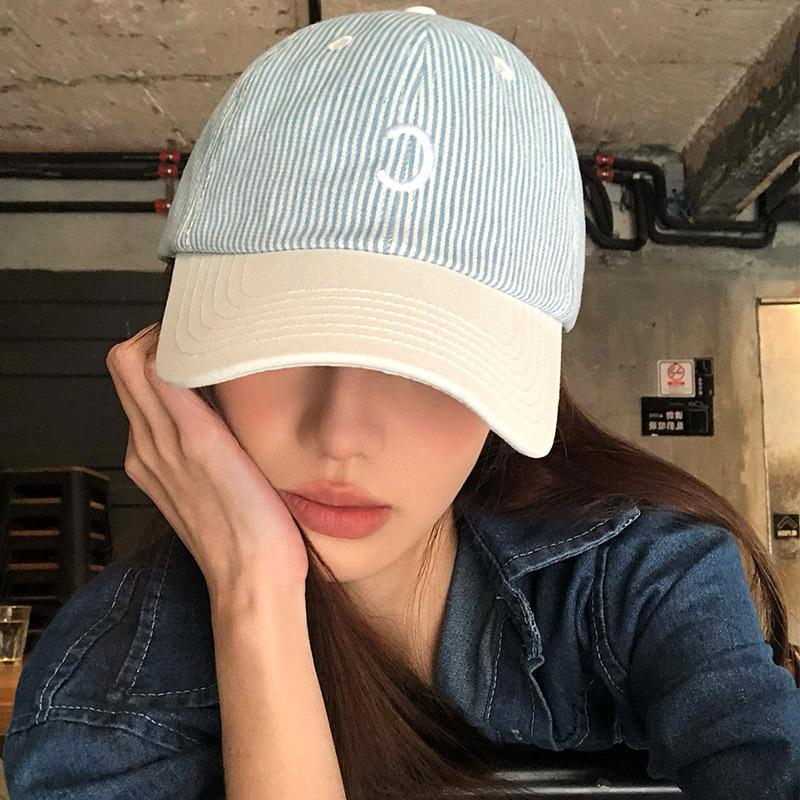 Шляпа с кошачьими ушками, женская, уличная, солнцезащитные очки, кепка с козырьком, ретро, выстиранная, ковбойская кепка