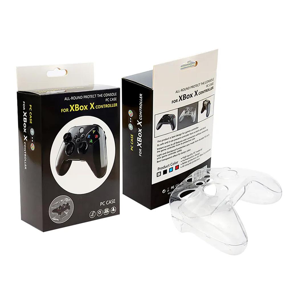 Hard Protective Case for Xbox Series X/S Controller Anti-Slip Transparent Skin Housing Case Protector Cover for Xbox Series X/S