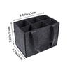 Protective Wine Bottle Cube Box 6 Bottles Wine Bottle Carrier Portable Wine Storage Bag  Home