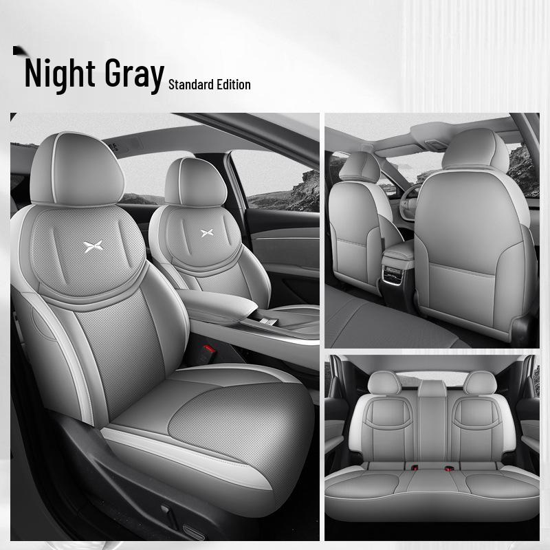 XPeng MONAM03 Leather Car Seat Cushion Set - Universal All-Season Full Coverage for Five Seats