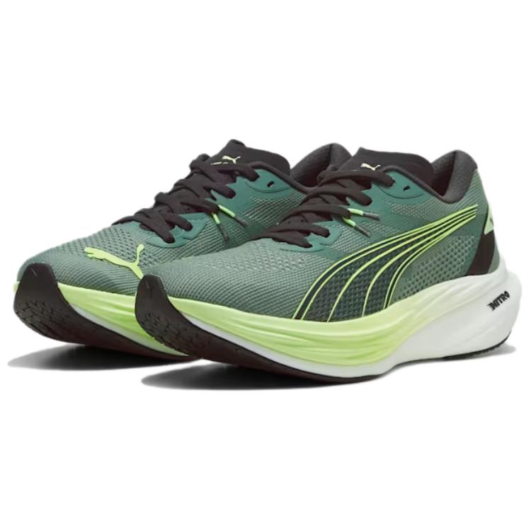 Puma Мужские кроссовки Puma Deviate Nitro 3 Eucalyptus Зеленые Fizzy-Apple 309707-08