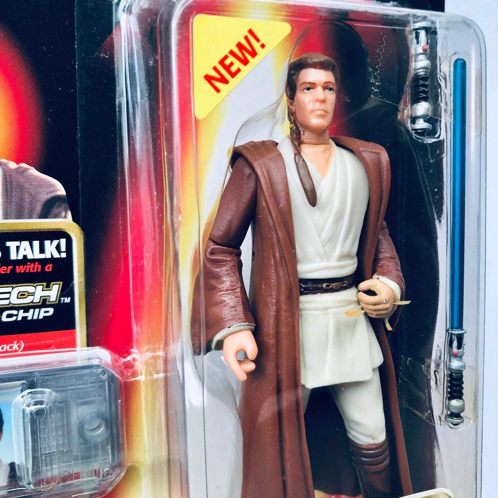 Star Wars Episode 1 Comtech Basic Figure Kenobi Naboo Version Obi-Wan
