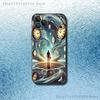 Starry Sky Art Trees  Phone Case For iPhone 17,16,15,14,13,12,11,Pro,Max,Plus,E,Air,Mini Protective Black Cover