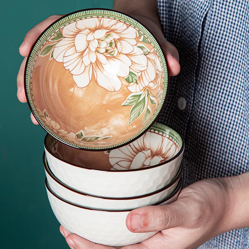 Подарочный набор керамической посуды JIN MING LI «Камелия»