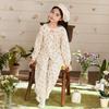 Girls Cotton Gauze Pajama Set Long Sleeve Cartoon Print Sleepwear Ages 8 Fall Comfortable Home Outfit