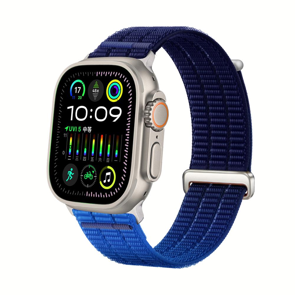 Нейлоновый ремешок для Apple Watch 11 10 46мм 42мм Ultra 3 2 49мм Дышащий сменный ремешок для запястья IWatch 9 8 7 6 5 SE3 45мм 41мм 44мм